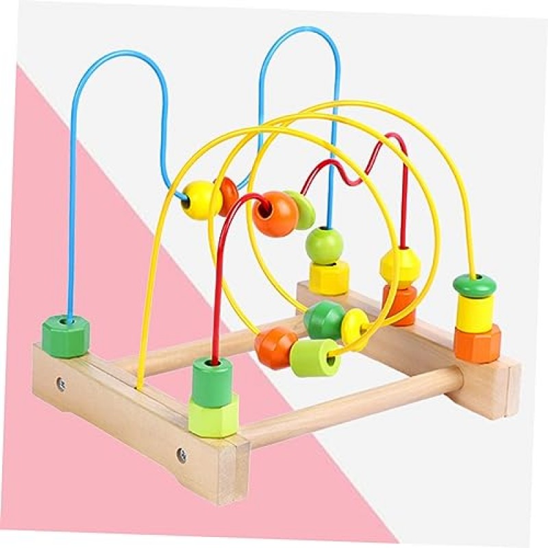 TOYANDONA 어린이를위한 1 PC 장난감 나무 장난감 어린이 교육 장난감 어린이 나무 장난감 kidcraft playset 아기 유아 장난감 어린이 playset 어린이를위한 장난감 미로 장난감 어린이 장난감 어린이 구슬 퍼즐