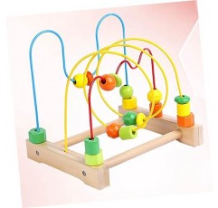 TOYANDONA 어린이를위한 1 PC 장난감 나무 장난감 어린이 교육 장난감 어린이 나무 장난감 kidcraft playset 아기 유아 장난감 어린이 playset 어린이를위한 장난감 미로 장난감 어린이 장난감 어린이 구슬 퍼즐