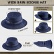 20 Pcs Boonie Hat 대량 와이드 브림 Boonie 모자 사파리 모자 Boonie Sun Hat 조정 가능한 스트랩으로 캠핑 낚시 하이킹