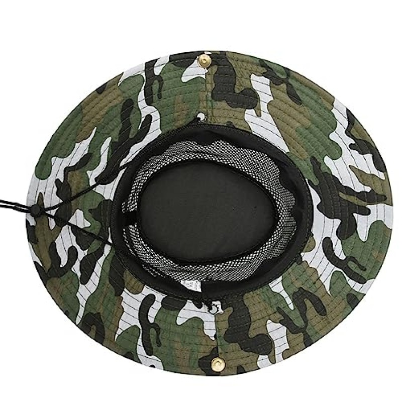 Heyjoin Tactical Boonie Sun Hat 카모 카우보이 모자 하이킹 캠핑 낚시