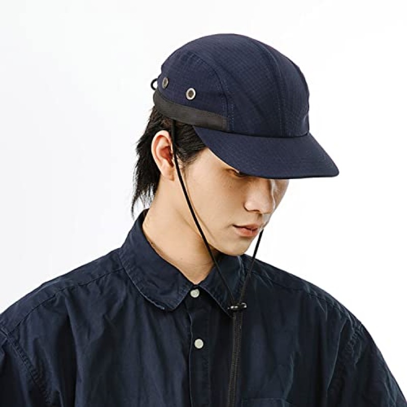 CLAPE 방수 야구 모자 사냥 낚시 캠핑을위한 남자 야외 태양 모자 Unconstructed Plain Trucker Cap