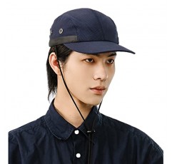 CLAPE 방수 야구 모자 사냥 낚시 캠핑을위한 남자 야외 태양 모자 Unconstructed Plain Trucker Cap