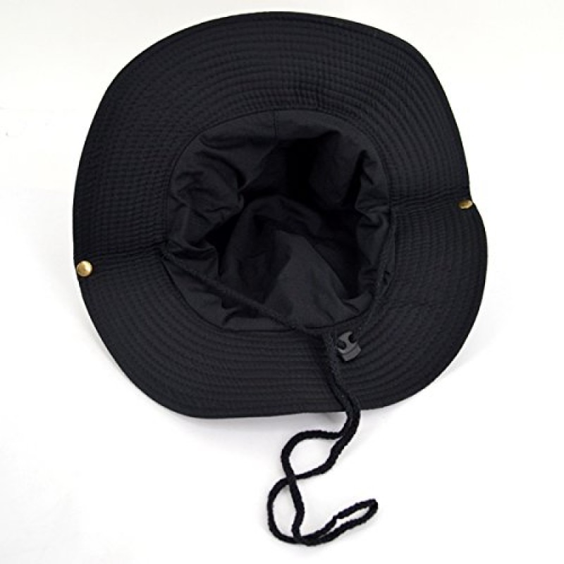 Sun Kea 유니섹스 밀리터리 Boonie Sun Hat 와이드 브림 Packable 버킷 모자 낚시 원예 하이킹 캠핑을위한 여름 코튼 바이저