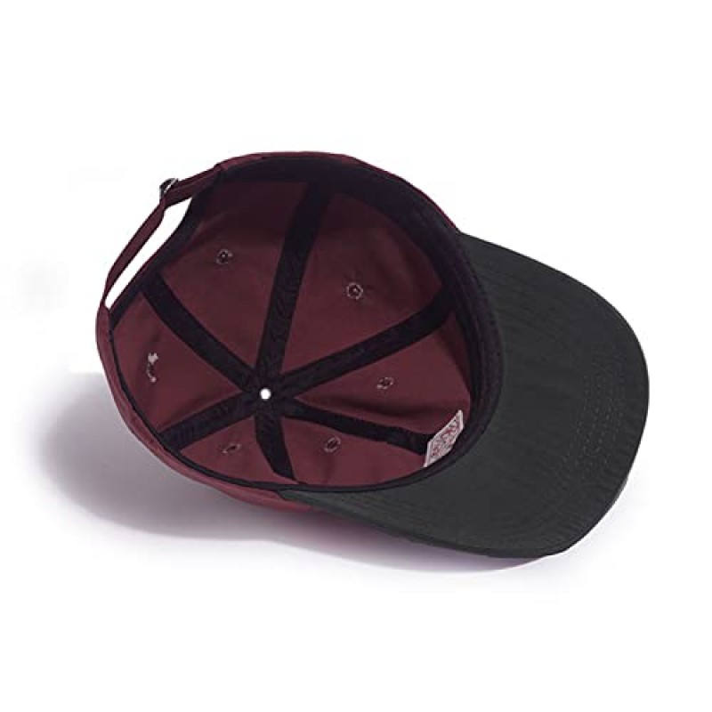 Croogo 야구 모자 Mens Trucker Hats 로우 프로파일 투톤 코튼 아빠 모자 클래식 스냅 백 모자 달리기를위한 조절 가능한 크기