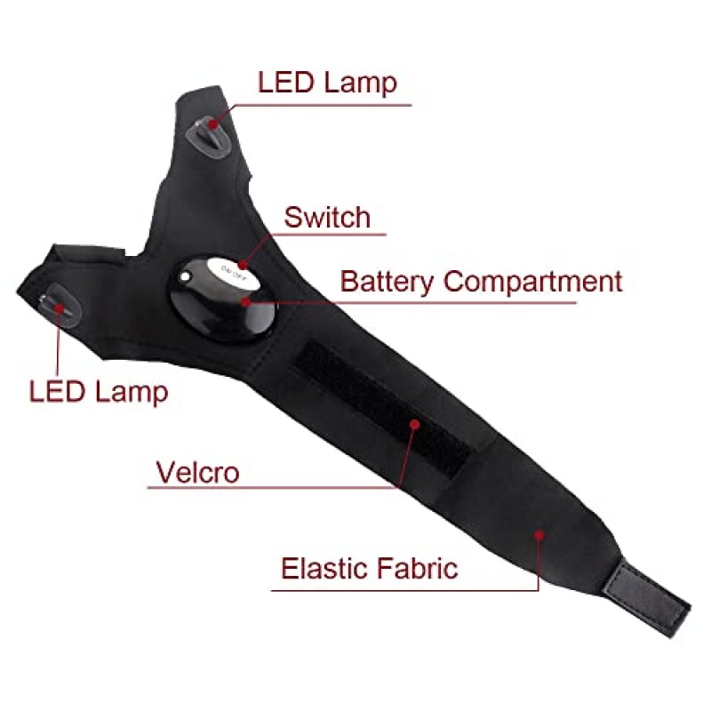 LED 손전등 장갑, 멋진 독특한 가제트, 남자 아빠 남편 남자친구를 위한 아버지의 날 생일 선물, 자동차 수리, 야간 낚시, 달리기, 캠핑, 하이킹에 적합