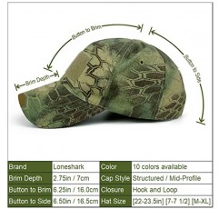 Loneshark Mens Camo 야구 모자 (미국 국기 포함) 미국 패치 전술 운영자 애국 모자 미 육군 군사 OCP 공 모자