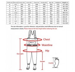 NEYGU 고무 부츠가있는 어린이 5MM 네오프렌 열 및 방수 가슴 방수 바지, 절연 부츠가있는 어린이를위한 오리 사냥 방수 바지