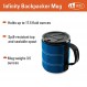 GSI Outdoors Infinity Backpacker Mug I 여행, 캠핑 장비, 배낭 여행 및 야외 활동을 위한 경량, BPA 프리 커피 컵 - 17 oz.