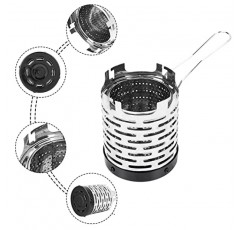 야외 캠핑 미니 히터, 스테인레스 스틸 휴대용 캠핑 스토브 가스 스토브 야외 여행 캠핑 바베큐 배낭 하이킹에 적합