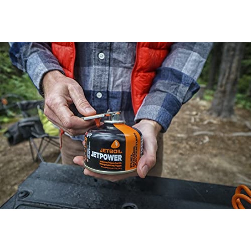 Jetboil 캠핑 및 백패킹 스토브용 Jetboil JetPower 연료, 100그램