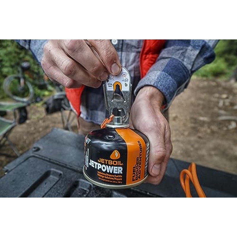 Jetboil 캠핑 및 백패킹 스토브용 Jetboil JetPower 연료, 100그램