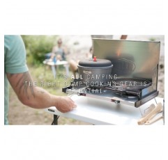 GSI Outdoors Bugaboo Fry Pan I 접이식 손잡이, 캠핑, 집, 배낭 여행 또는 캐빈용 알루미늄 논스틱