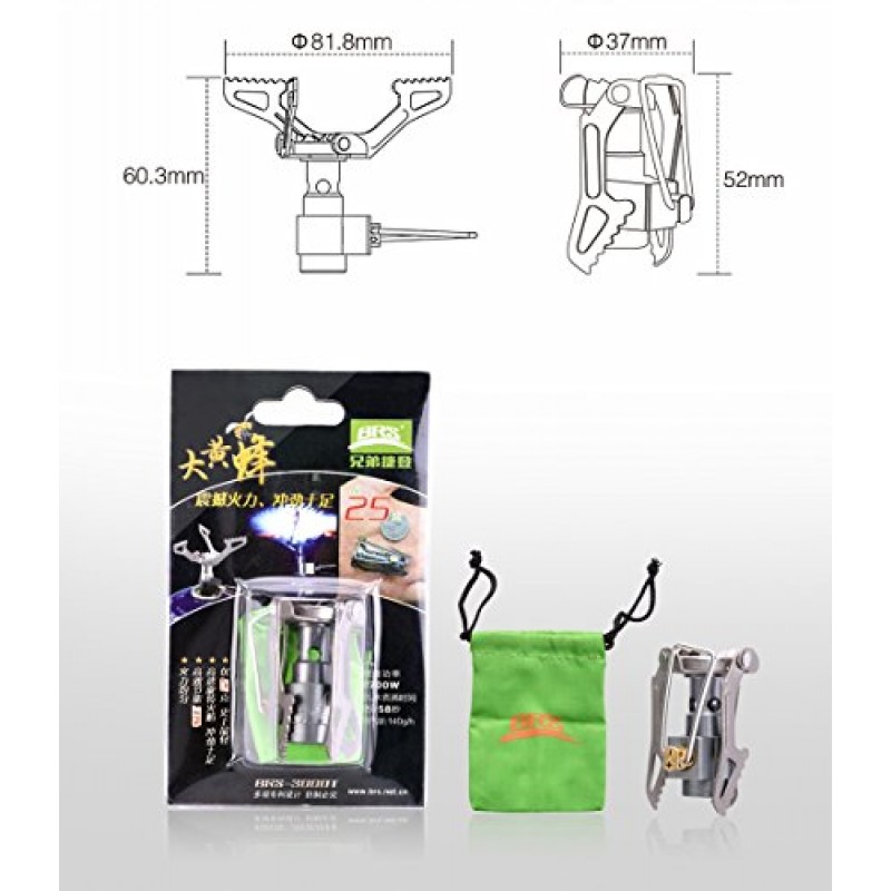SUNRIS BRS-3000T 바베큐 피크닉 요리용 미니 캠핑 스토브 초경량 25g