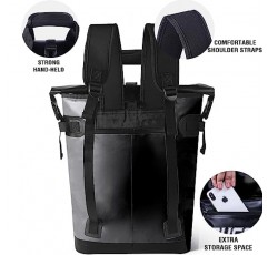 버팔로 기어 쿨러 Backpack18L,30L 누수 방지 캠핑 배낭 쿨러 피크닉 비치 하이킹 공원 낚시용 절연 쿨러