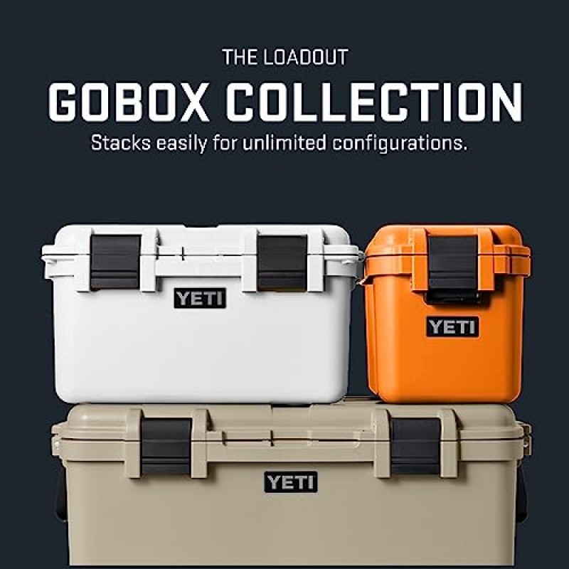 YETI LoadOut 60 GoBox 분할 화물 케이스, 캠프 그린