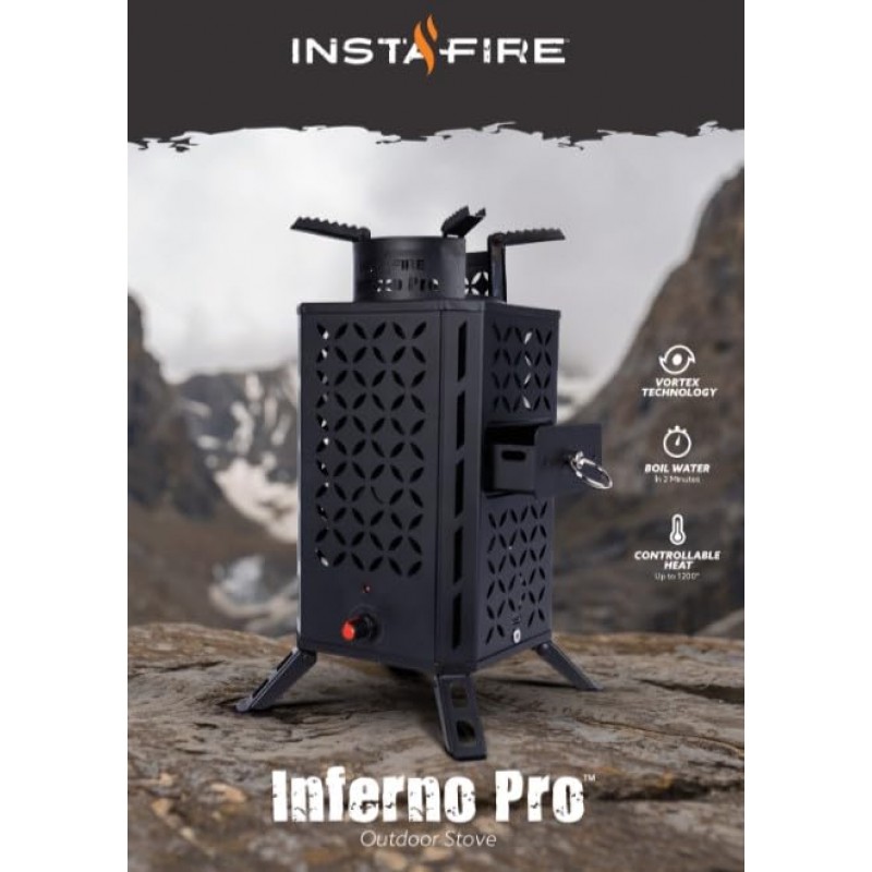 InstaFire Inferno Pro 야외용 바이오매스 스토브