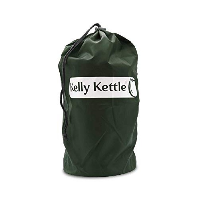 Kelly Kettle Ultimate Scout 키트 41온스 스테인레스 스틸 캠프 주전자, 휘파람이 있는 경량 캠핑 주전자, 낚시, 사냥, 하이킹, 생존 장비용 캠프 스토브