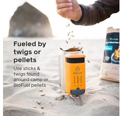 BioLite CampStove 2+ 장작 굽기, 발전 및 USB 충전 캠프 스토브, 스토브만