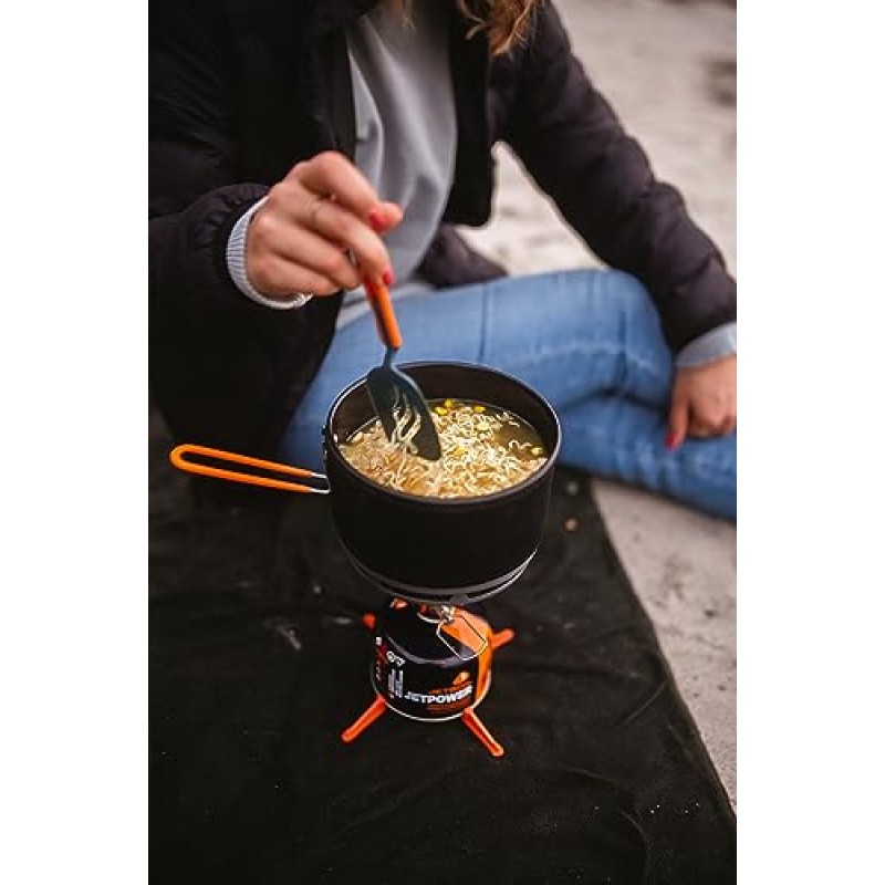 Jetboil 캠핑 및 백패킹 스토브용 Jetboil 1.5L 세라믹 FluxRing 요리 냄비