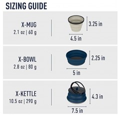 Sea to Summit X-세트 2인용 접이식 캠핑 조리기구 세트