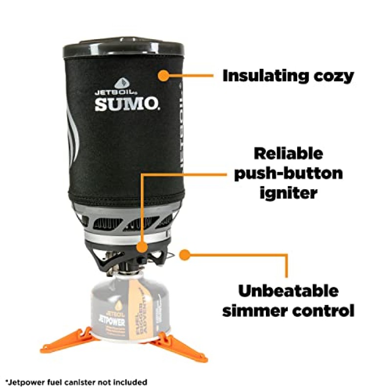 Jetboil 스모 캠핑 및 배낭여행용 스토브 요리 시스템