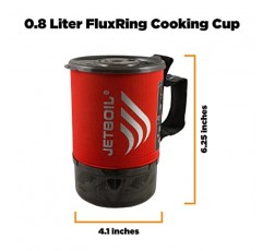 Jetboil MicroMo 조절 가능한 열 제어 기능을 갖춘 경량 정밀 캠핑 및 백패킹 스토브 요리 시스템