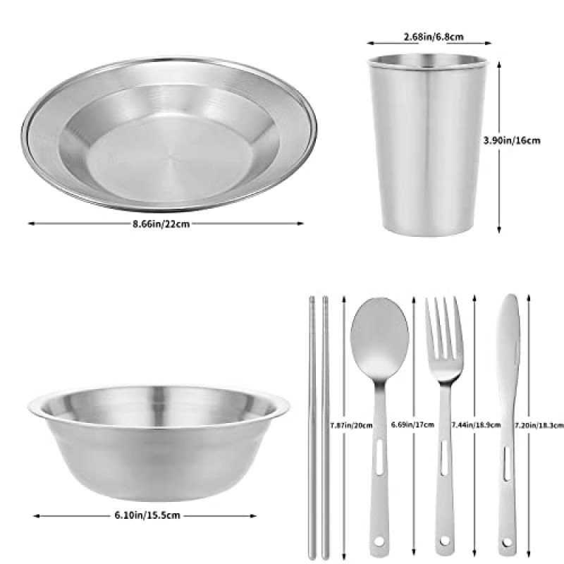 캠핑 액세서리-31 조각 캠핑 조리기구 세트 캠핑 용품 캠핑 캠핑 메스 키트 캠핑 접시 컵과 그릇 세트