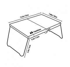 SoloWilder Tinybee 캠프 테이블 접이식 야외 초경량 배낭 테이블 높은 다리