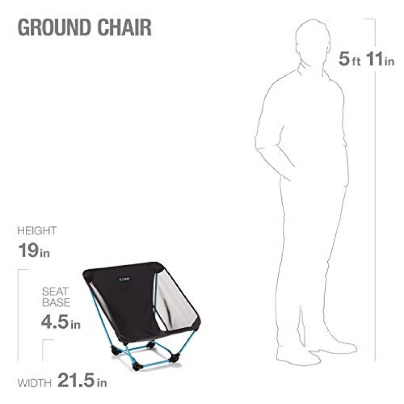 Helinox 지상 의자 초경량, 휴대용 야외 의자