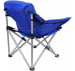 Zenithen Limited 투톤 블루 가이드맨 패딩 접이식 의자, 캠핑, 야외 레크리에이션, 스포츠 행사, 요리 및 캠프파이어에 적합, 블루(1팩)