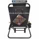 AnYoker 캠핑 의자, 2방향 컴팩트 백패킹 의자, 휴대용 접이식 의자, 사이드 포켓과 머리 받침대가 있는 비치 의자, 경량 하이킹 의자 SDTJY(블랙 2팩)