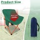 LETGOALL 접이식 의자, 휴대용 가방과 사이드 포켓이 있는 잔디 의자, 캠핑, 해변 및 낚시를 위한 달 의자 지원 300 LBS