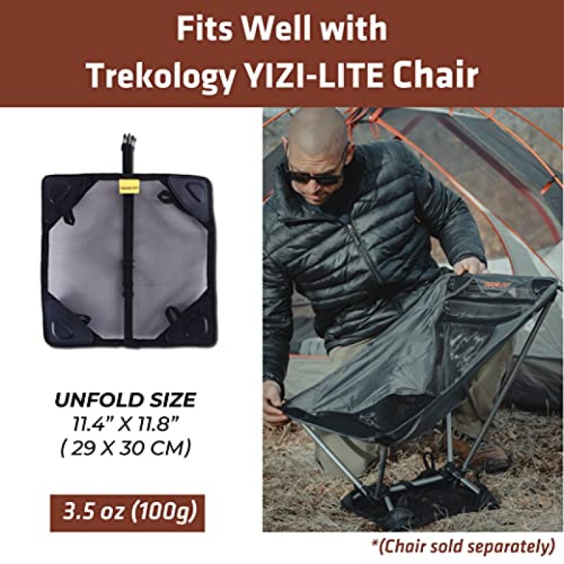 TREKOLOGY YIZI-LITE 캠핑 의자용 침몰 방지 모래 커버 및 그라운드 시트, YIZILITE 캠핑 배낭 의자에 적합