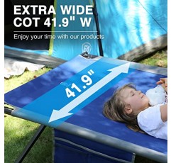 야외 여행을 위한 EVER ADVANCED 대형 XL 접이식 캠핑 침대 550lbs까지 운반용 가방을 지원하는 휴대용 텐트 침대