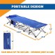 Alpcour 접이식 캠핑 간이 침대 – 실내 및 실외 사용을 위한 베개가 포함된 가방에 들어 있는 매우 강력한 1인용 소형 접이식 침대 – 디럭스 편안하고 견고한 추가 디자인으로 성인 및 어린이 최대 440파운드 수용 가능