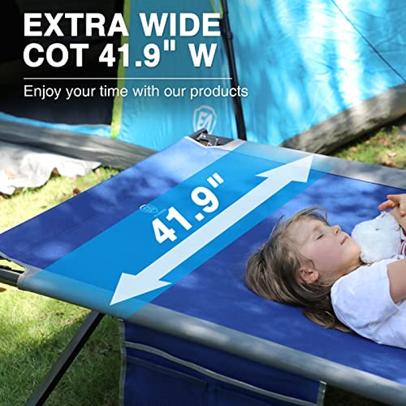EVER ADVANCED 지퍼가 달린 성인용 대형 캠핑 침대 XL 대형 수면 침대 41