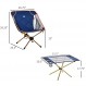 Outsunny 3피스 접이식 캠핑 의자 세트, 휴대용 테이블, 컵 홀더, 휴대용 가방, 패딩 처리된 배낭 의자, 여행, 캠핑, 낚시 및 해변용