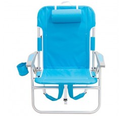 RIO beach Big Boy 4위치 13인치 하이 시트 백팩 해변 또는 캠핑 접이식 의자, 청록색