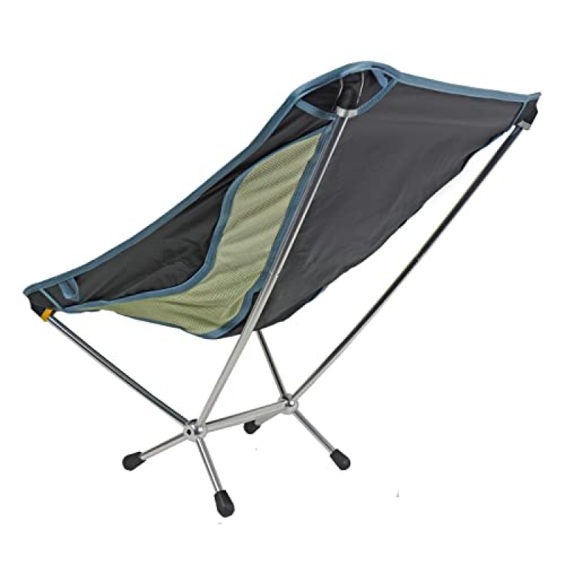 GRAND TRUNK Alite Mantis 의자 | 가볍고 안정적인 캠핑 의자 | 휴대용, 빠르고 쉬운 설정 | 하이킹, 배낭여행, 낚시 및 해변용 잔디 의자 - 블랙