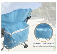 배낭 낮은 좌석 해변 의자 접이식 의자 컵 홀더, 쿨러 포켓, 메쉬가 있는 휴대용 캠핑 의자 야외, 캠핑, 바베큐, 해변, 여행, 피크닉, 하이킹, 낚시를 위한 배낭 여행 의자