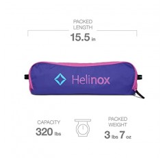 Helinox 비치 체어 경량, 로우 프로파일, 컴팩트, 접이식 캠핑 의자, 멀티 블록, 포켓 포함
