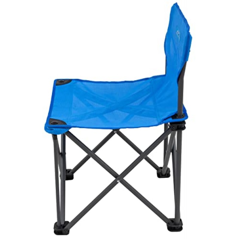 ALPS 등산 모험 접이식 캠핑 의자 - 단순하고 컴팩트한 디자인과 어깨 운반용 가방을 갖춘 분말 코팅 알루미늄 위에 내구성이 뛰어난 메쉬 패브릭