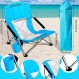 컵 홀더 가방과 해변 담요가 있는 2개의 낮은 해변 캠핑 접이식 의자 모래 방지 초대형 해변 매트 야외, 캠핑, 바비큐, 해변, 여행, 피크닉, 축제를 위한 4개의 말뚝이 있는 빠른 건조