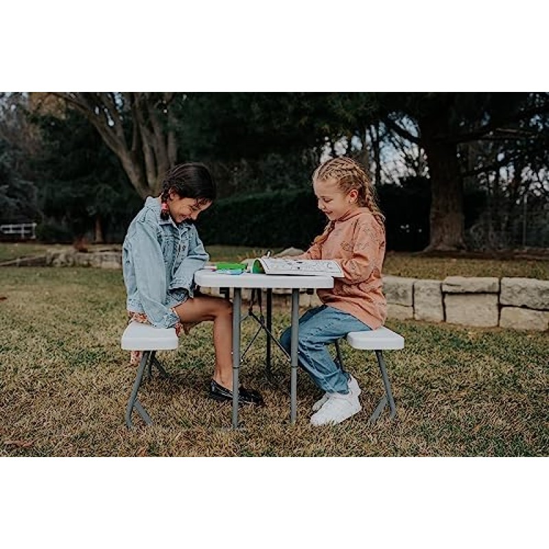 스탠스포츠 컴팩트 어린이 피크닉 테이블(G-940), 화이트