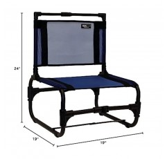 여행용 의자 래리 의자, 일반, 블루 스틸