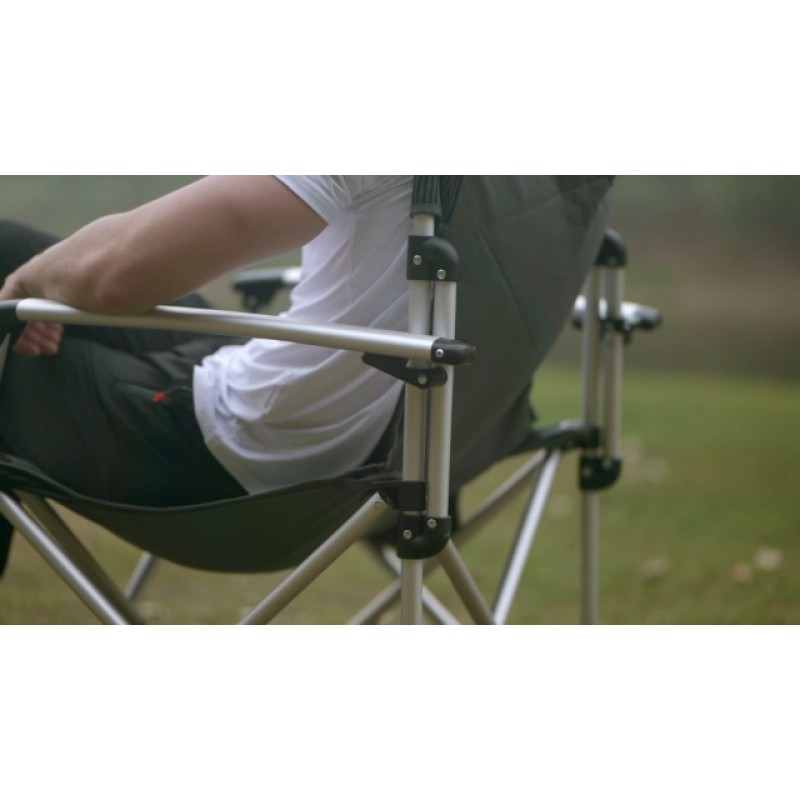 성인용 KingCamp 캠핑 의자, 무거운 사람들을 위한 접이식 캠핑 의자, 피크닉 정원 낚시를 위한 경량 디럭스 캠프 의자, 컵 홀더 사이드 포켓이 있는 야외 접이식 의자, 최대 하중 300lbs