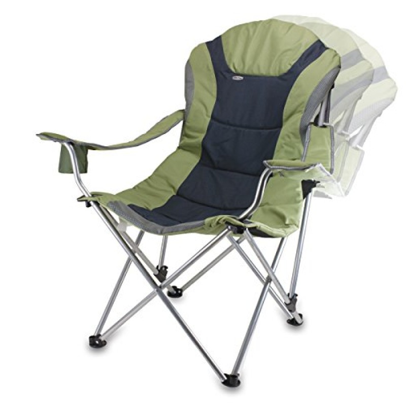 ONIVA - 피크닉 시간 브랜드 리클라이닝 캠프 의자, 성인용 해변 의자, 휴대용 가방이 포함된 스포츠 의자