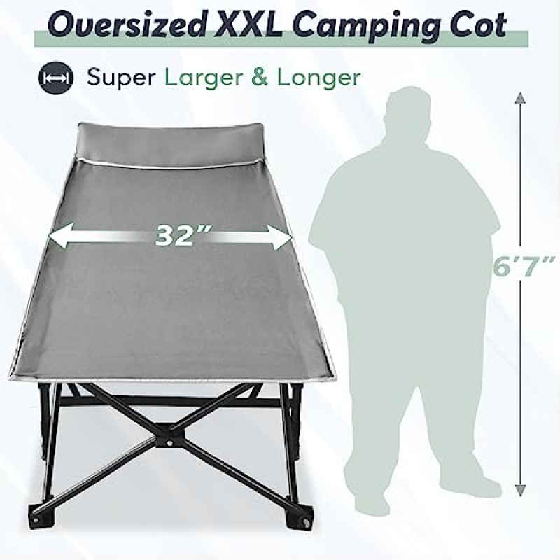 성인용 Slendor XXL 접이식 캠핑용 침대, 79