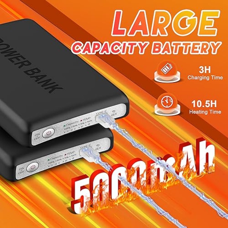 남성용 여성용 온열 양말, 4가지 온도 설정이 가능한 5000mAh 충전식 온열 양말, 360° 난방이 가능한 APP 원격 제어 전기 보온 양말, 사냥 스키 캠핑 하이킹을 위한 세탁 가능한 발 온열 장치