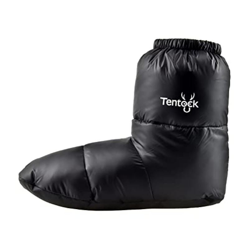 Tentock Down Booties 초경량 방수 캠핑 다운 양말 겨울 열 발 다운 슬리퍼 배낭 남성 및 여성 수면 용